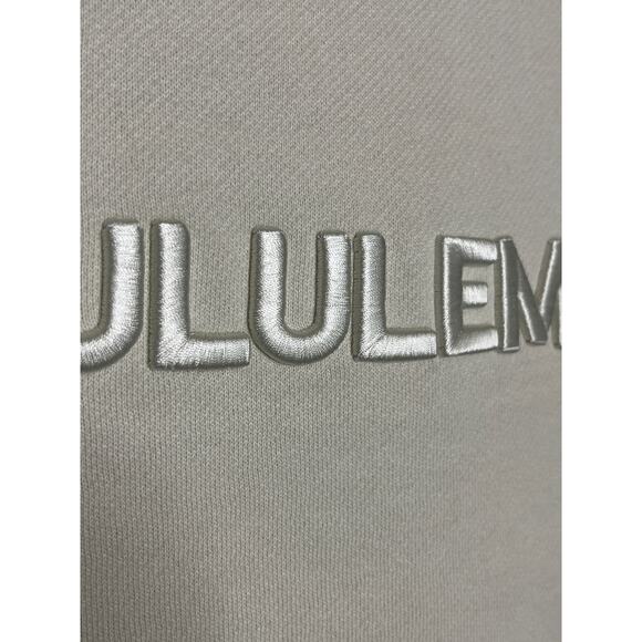 NEW Lululemon Scuba Oversized Pullover Wordmark in Bone XL/XXL - Picture 9 of 16